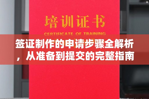 青阳签证制作的申请步骤全解析，从准备到提交的完整指南